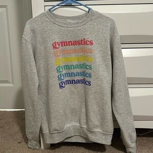 Rainbow gymnastics sweatshirt